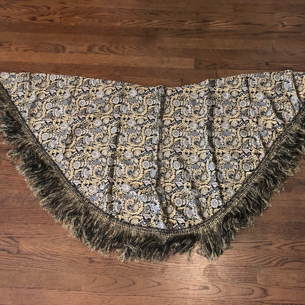 Metallic Brocade Shawl/Wrap
